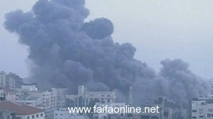 غارة اسرائيلية على غزة